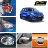 Buy Maruti Celerio 2021 Chrome Accessories Garnish Combo Kit | Rustfree & Triple Chrome Plating