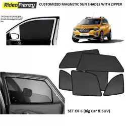 Buy Renault Triber Magnetic Window Sunshades | 90% Heat Isolation