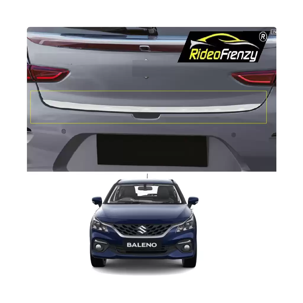 Buy New Age Maruti Baleno 2022 Chrome Dickey Garnish | Stainless Steel