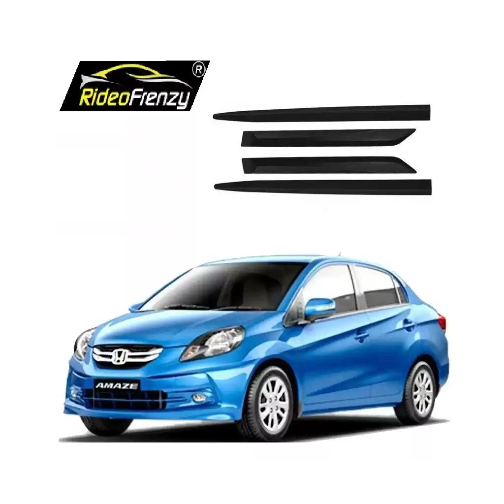 Buy Matt Black Side Beading for Honda Amaze | Original OE type Design | 3M Tape