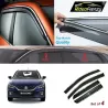 Buy New Maruti Baleno 2022 Chrome Line Door Visors | Unbreakable ABS Plastic