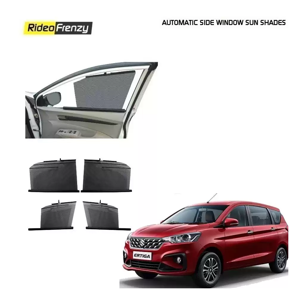 Buy Maruti New Ertiga & XL6 Automatic Side Window Sun Shade | 4 pieces Set | Imported Quality