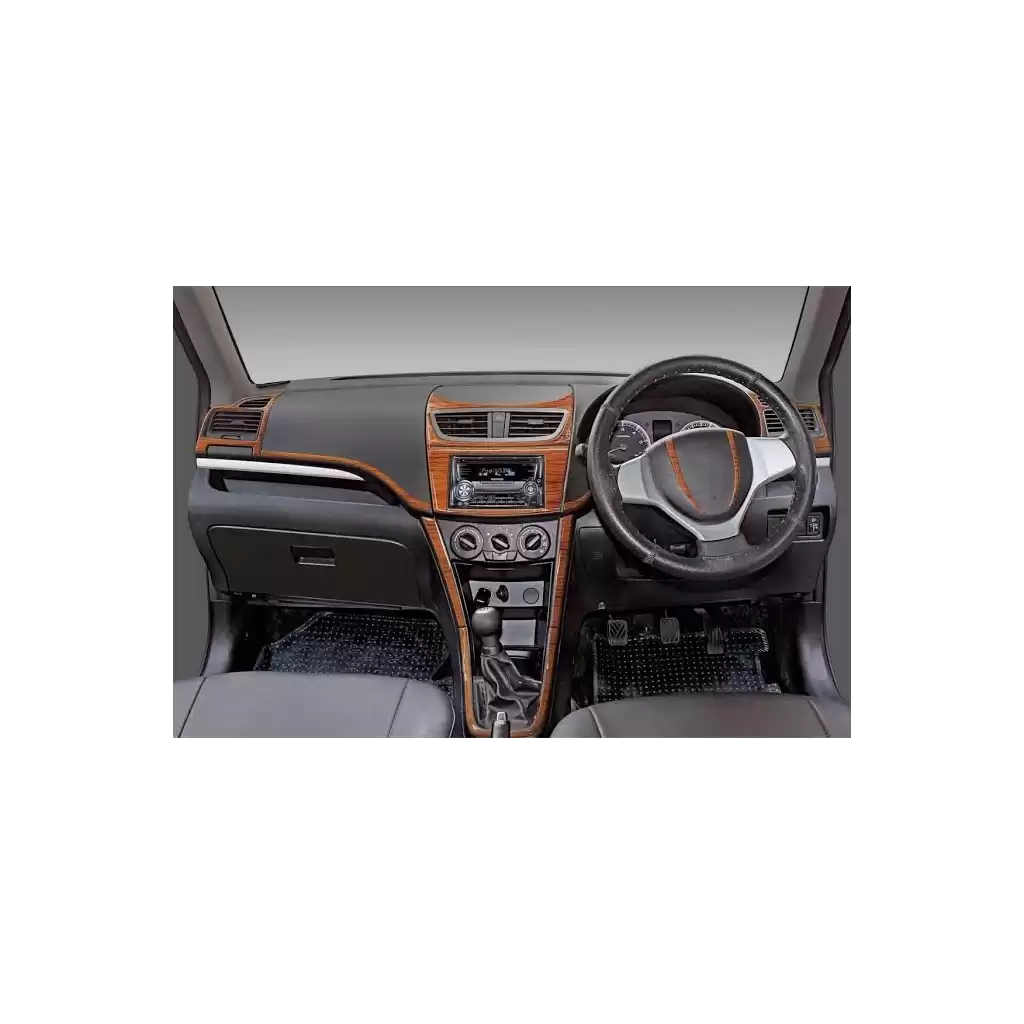 Buy Maruti Swift (2009-2017) Wooden Dashboard Kit-Rosewood