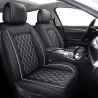 Buy RideoFrenzy Zebra Black and White Color Nappa Leather Car Seat covers online