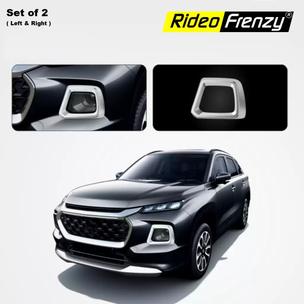 Buy Grand Vitara Chrome Headlight Garnish | Triple Layered Chrome Plating