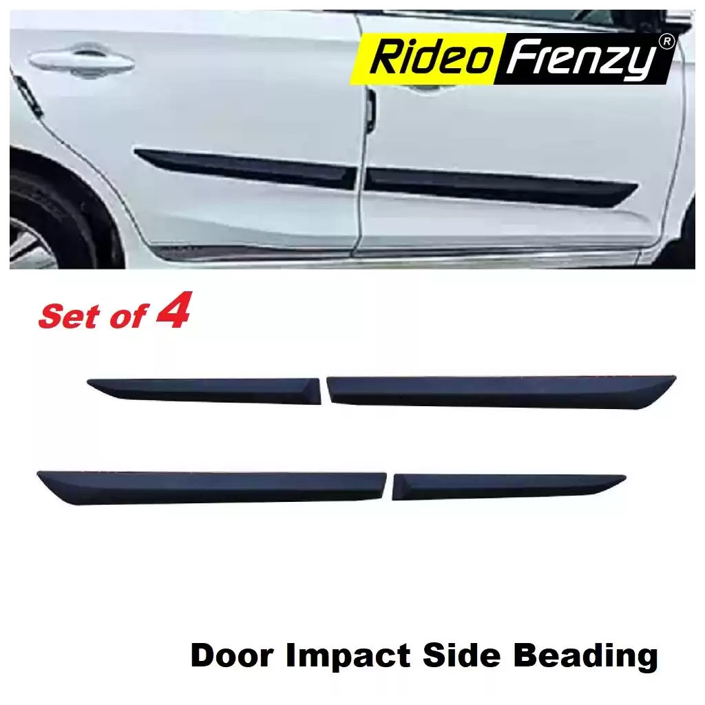 Buy Matt Black Side Beading for New Honda Amaze 2018 onwards| Original OE type Design | 3M Tape