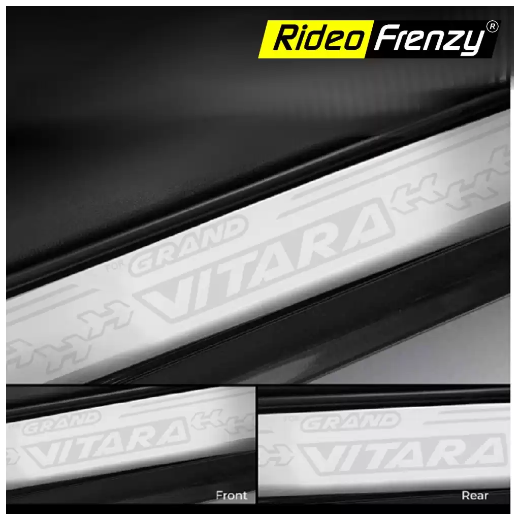 Buy Grand Vitara Scuff Sill Plates Stainless Steel | Anti-Rust Running Protection