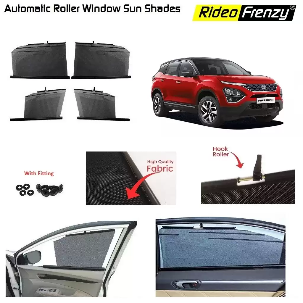 Buy Tata Harrier Automatic Side Window Sun Shade | 4 pieces Set | Imported Quality