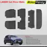 Buy Kia Carens Rubber PVC Laser Cut Floor Mats with Dickey | Heavy Duty Perfect Fit