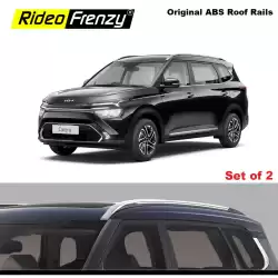 Buy Kia Carens Roof Rails Silver Color online India| Genuine OE Type Design | Imported ABS Material