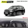 Buy Kia Carens Roof Rails Silver Color online India| Genuine OE Type Design | Imported ABS Material
