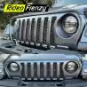 Mahindra THAR Wrangler Style Grill Galaxy Grey Color