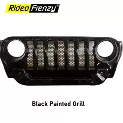 Mahindra THAR Wrangler Style Grill Napoli Black Color