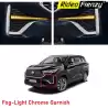 Buy Innova Hycross Fog-Light Chrome Garnish | Triple Chrome Plating