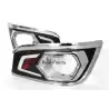 Buy Toyota Fortuner 2012-2015 Led DRL Day Time Running Lights with Fog Lamps | Matrix Type Turn Indicator Signal