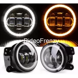 Buy Universal 3.5" inch 3 in 1 Projector Fog Light with DRL & Indicator Function | # Best Selling Car Fog Lights