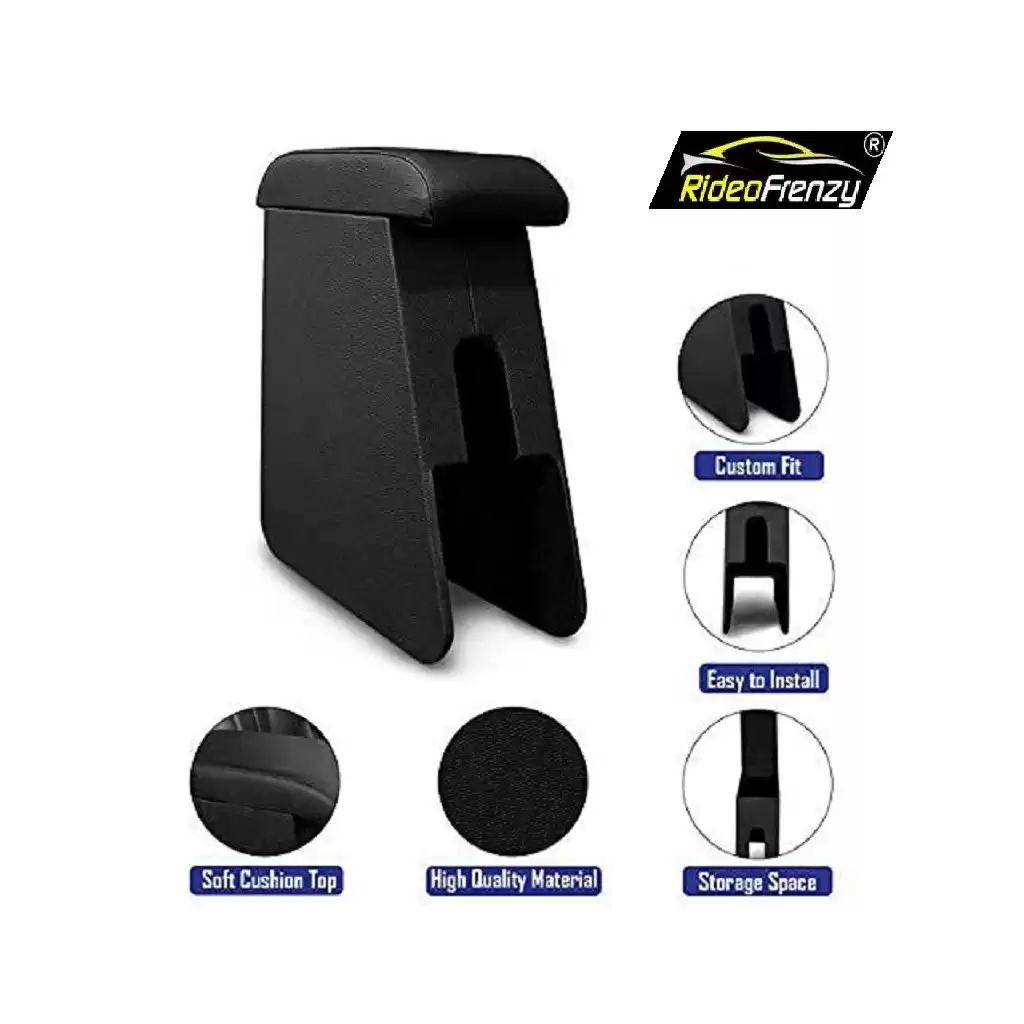 Buy Renault Duster / Terrano Armrest | Custom Fit | Leather Wrapped | Drillfree