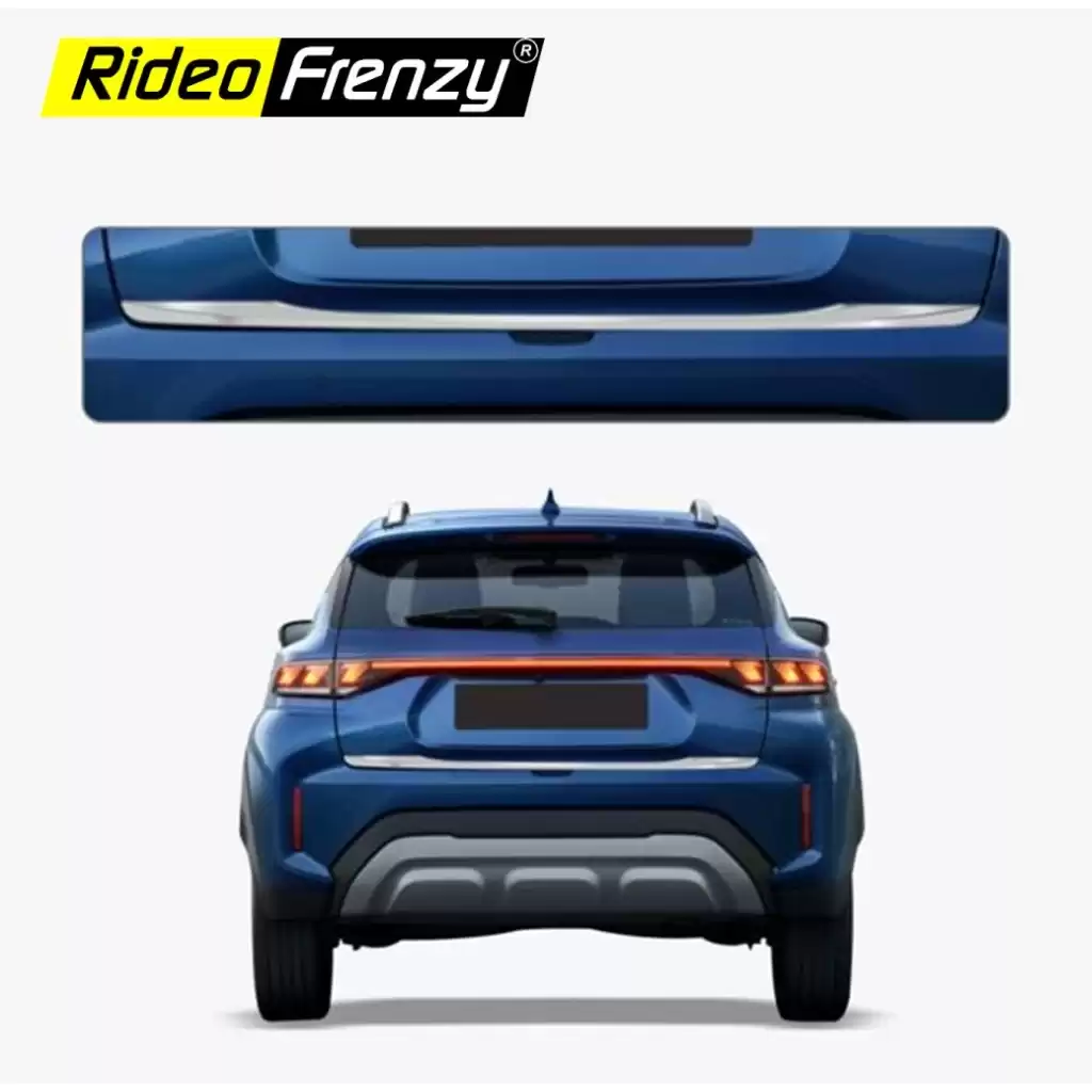 Buy Maruti Suzuki Fronx Chrome Dickey Garnish online India at RideoFrenzy
