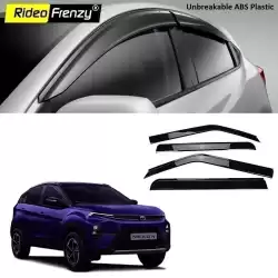 Buy Tata Nexon 2023-2024 Door Visors online India | ABS Plastic | Unbreakable Injection Molding