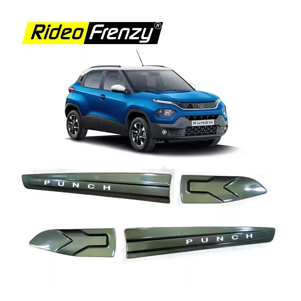 Buy Tata Punch Body Side Beading Cladding Online India | ABS Plastic Side Moulding