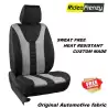 Buy Theist Sweatproof Fabric Car Seat Covers in Black & Grey Online India | Rideofrenzy