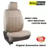 Buy Premium Beige Fabric Car Seat Covers online India | Sweat-Free & Breathable