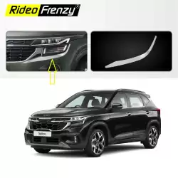 Buy New Kia Seltos (2023-2024) FL HeadLight Chrome Covers online India