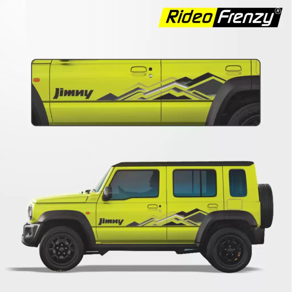 Buy Suzuki Jimny Body Graphics Stickers online India at Rideofrenzy