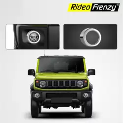Buy Maruti Suzuki Jimny Fog Lamp Chrome Covers Garnish online at low prices | RideoFrenzy