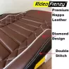 Best selling leather Streak Chocolate & White seat covers for car