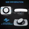 universal frameless blind spot mirror