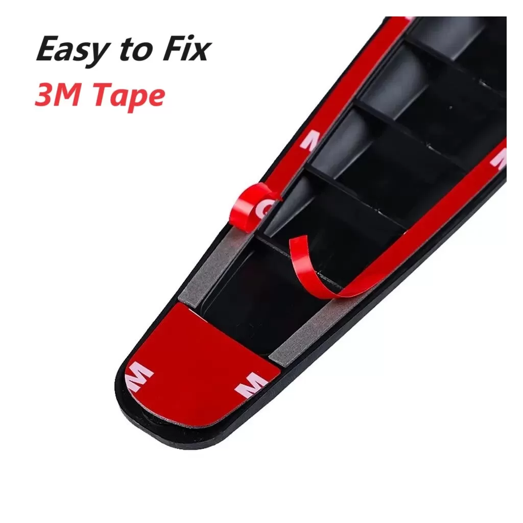 Universal Matt Black Car Bumper Protectors @199