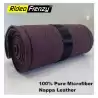 Pure Nappa Leather Menroon Steering cover | RideoFrenzy