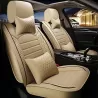 Buy Premium Streak Beige Nappa Leather Car Seat Covers | Custom Made by RideoFrenzy
