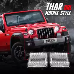 Buy Mahindra Thar DRL Day Time Running Lights online | RideoFrenzy