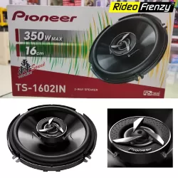 Buy Pioneer Car Coaxial Speaker TS-1602IN | 350 watt | RideoFrenzy