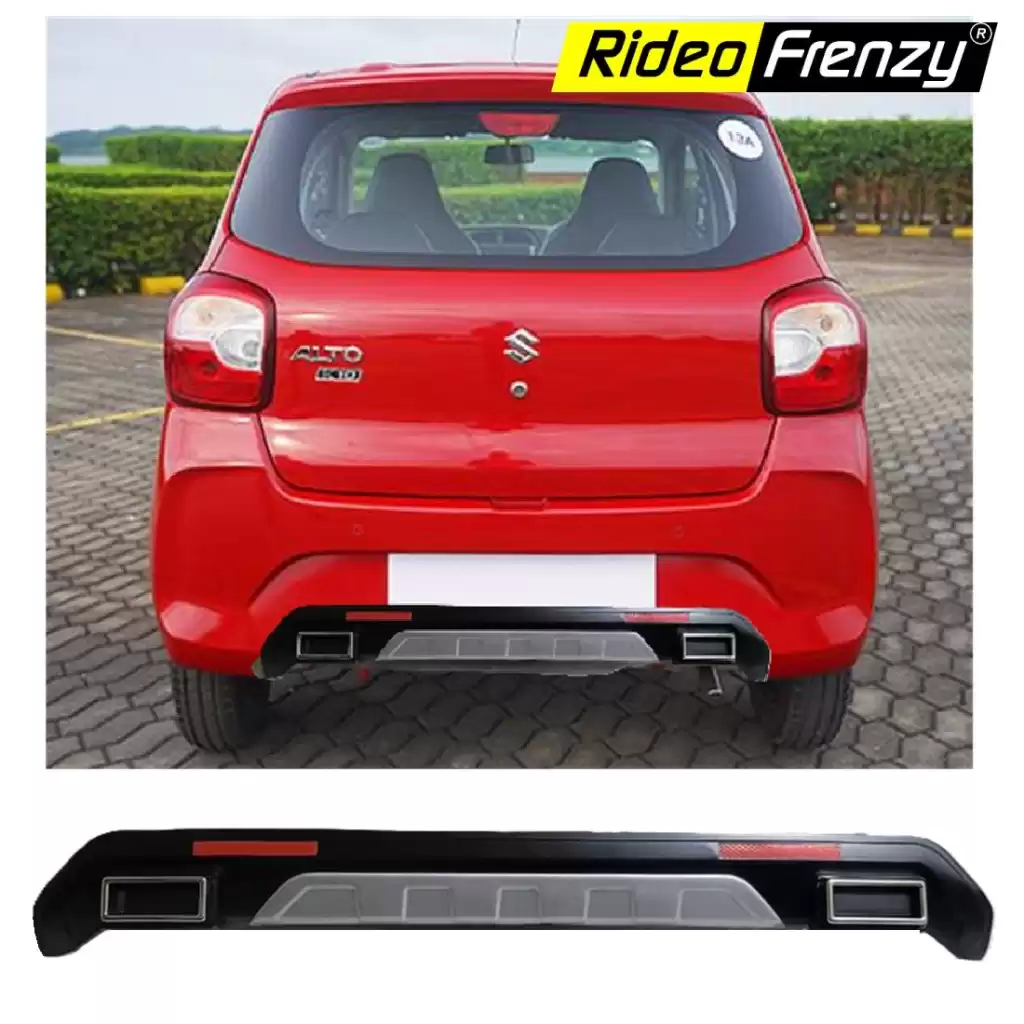 Buy Maruti Alto K10 (2022-2025) Sporty Bumper Diffuser Online | RideoFrenzy