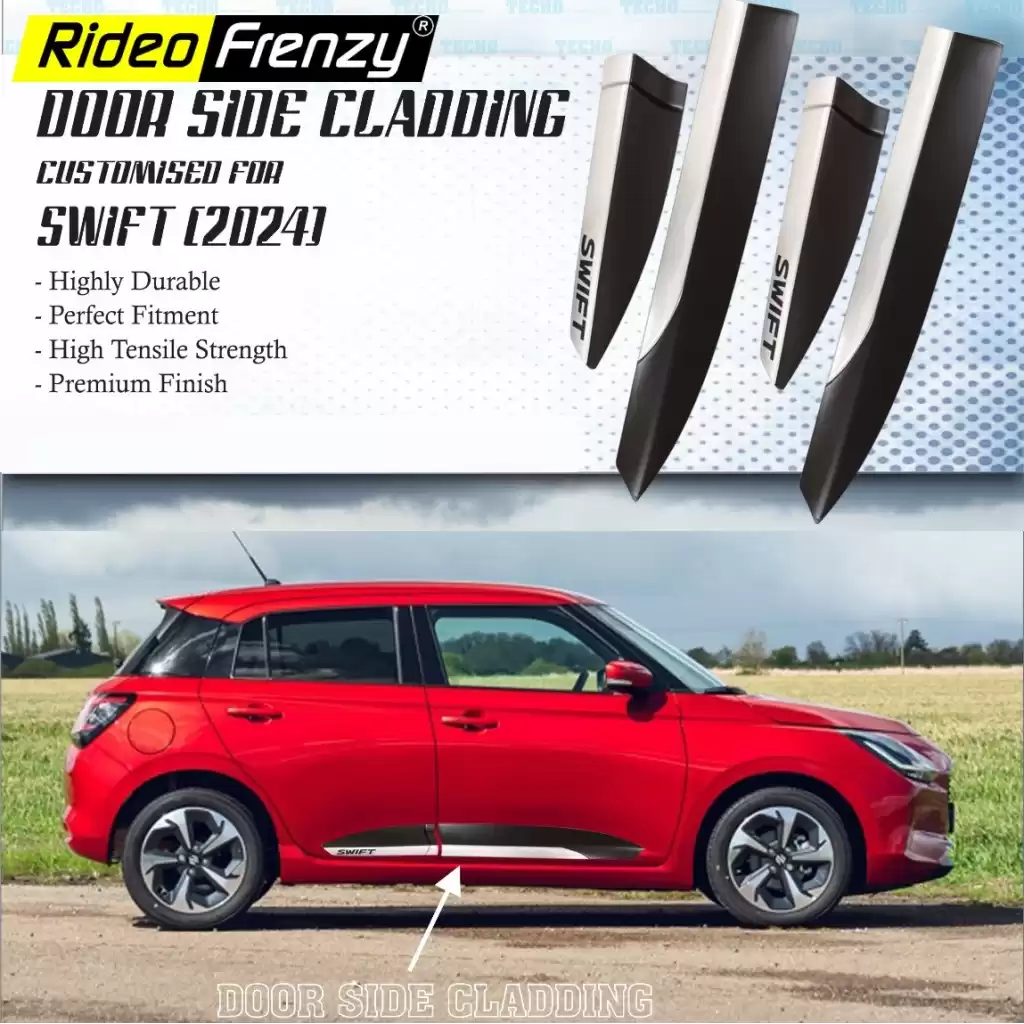 Buy Maruti Swift Body Side Cladding online India | RideoFrenzy