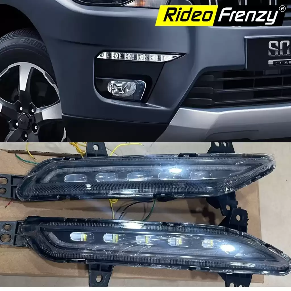 Buy Socrpio Classic LED DRL Lights with Dual Function online | RideoFrenzy