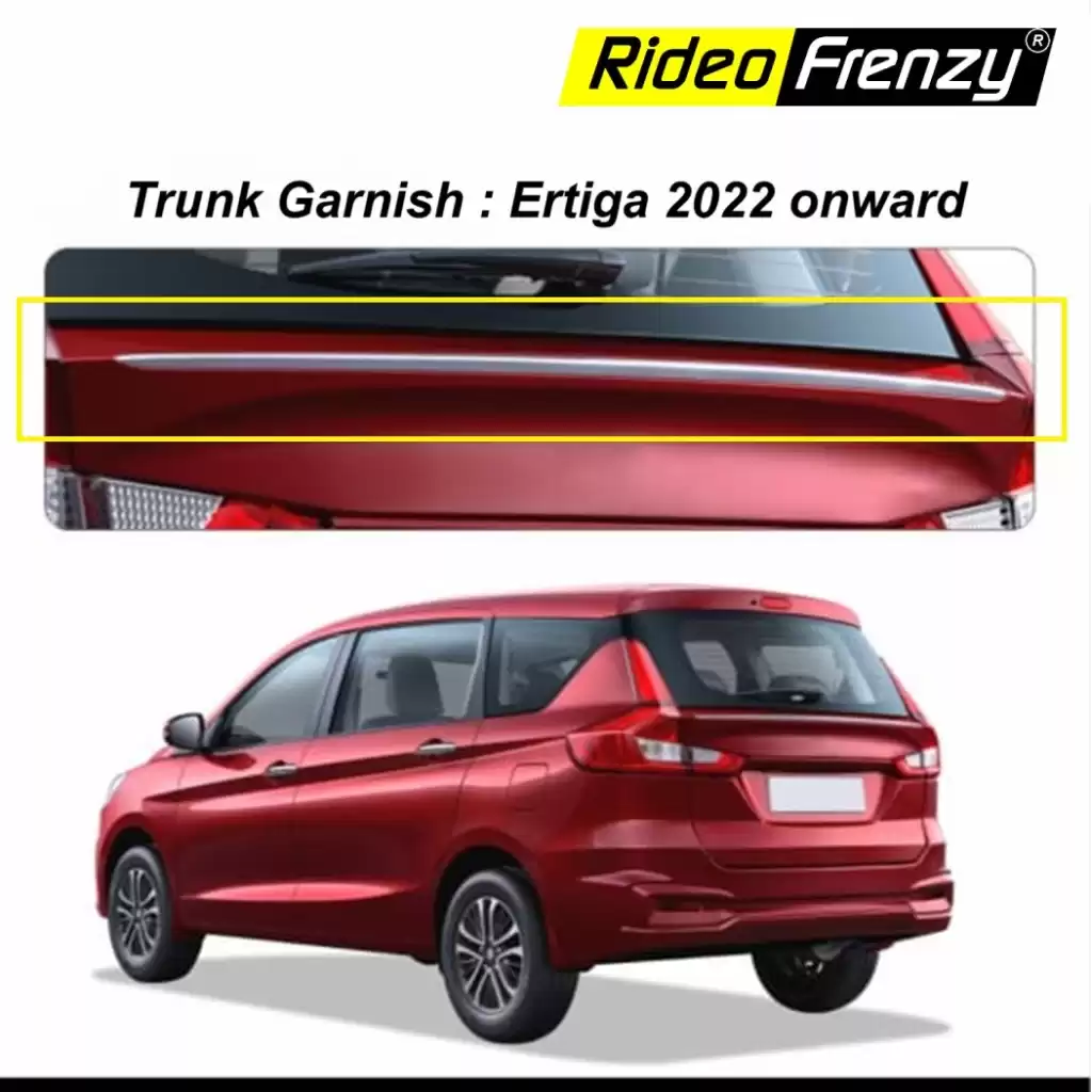 Maruti Ertiga Chrome Tail Gate Garnish online India : RideoFrenzy