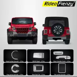 Buy Thar Roxx Chrome Accessories Combo Kit online India | RideoFrenzy