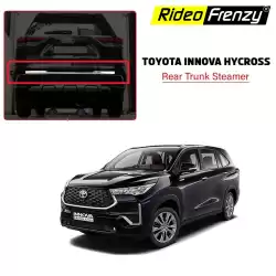 Buy Chrome Boot Garnish for Innova Hycross online India | RideoFrenzy