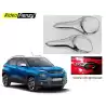 Buy Tata Punch Chrome Accessories Garnish Combo Kit Oline India | Headlight | Tail light | Mirror | Handle Chrome Garni