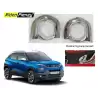 Buy Tata Punch Chrome Accessories Garnish Combo Kit Oline India | Headlight | Tail light | Mirror | Handle Chrome Garni