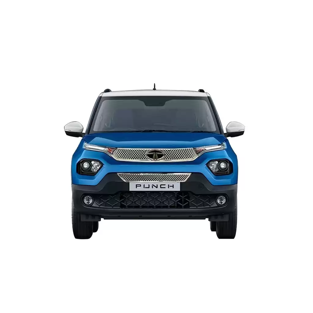 Buy Tata Punch Bentley Style Chrome Front Grill | Triple Layer Chrome Plating ( Upper + Lower )