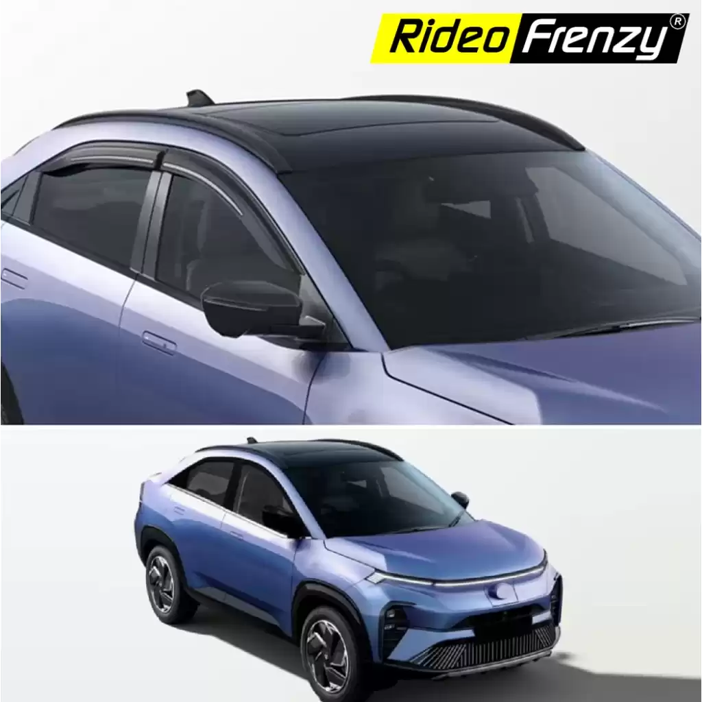 Buy Black Roof Rails for Tata Curvv online India | RideoFrenzy