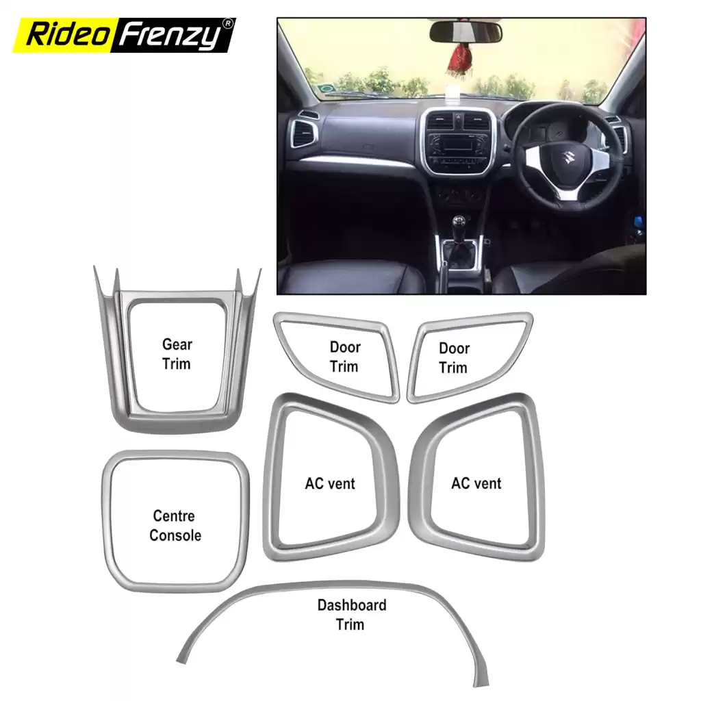 Brezza 2016-2022 Interior Chrome kit