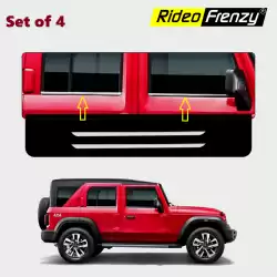 Buy Thar Roxx Lower Window Chrome Garnish online | RideoFrenzy