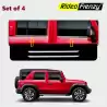 Buy Thar Roxx Lower Window Chrome Garnish online | RideoFrenzy
