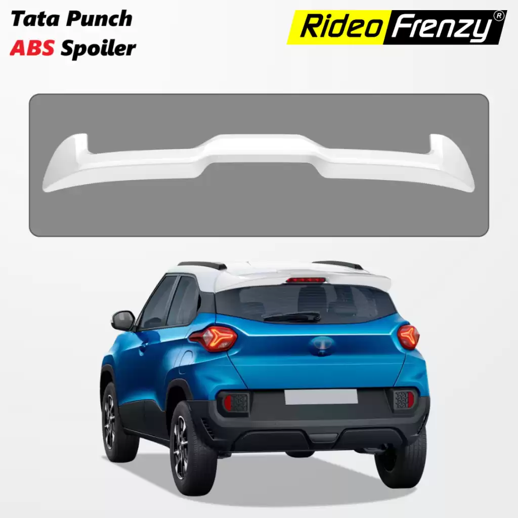 Buy Tata Punch Rear Spoiler in All Colors online India | RideoFrenzy